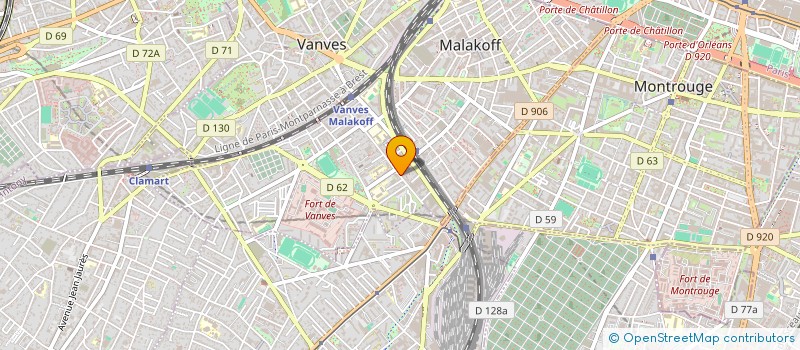 localisation de l'entreprise ALEXNICO  MALAKOFF