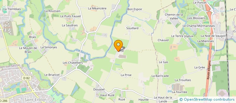 localisation de l'entreprise ALEXO16  SAINT-ERBLON