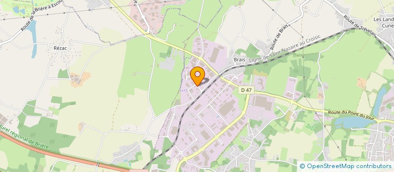 localisation de l'entreprise ALEXOL  SAINT-NAZAIRE