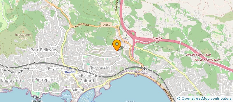 localisation de l'entreprise ALEXOTTE à BANDOL