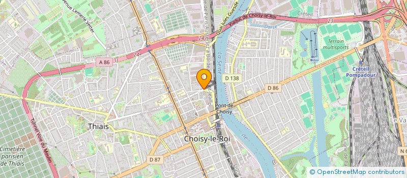 localisation de l'entreprise ALEXPAL à CHOISY-LE-ROI