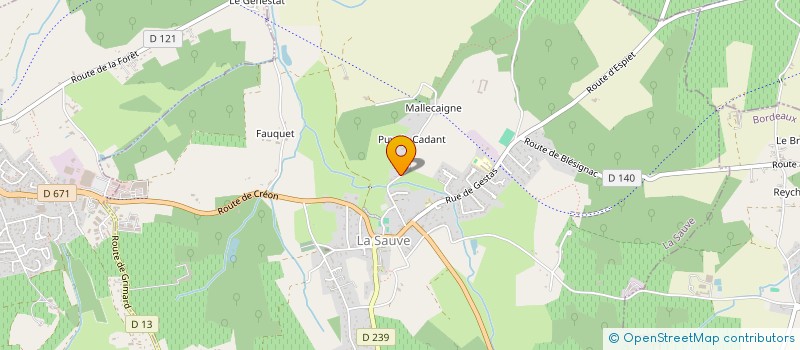 localisation de l'entreprise ALEXPERT AUTOMATISMES à LA SAUVE