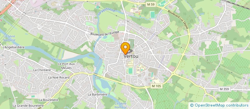 localisation de l'entreprise ALEXPHIL à VERTOU