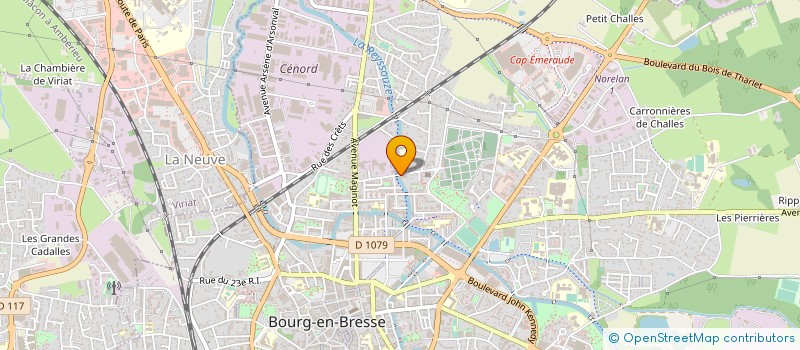 localisation de l'entreprise ALEXPIER FINANCES à BOURG-EN-BRESSE