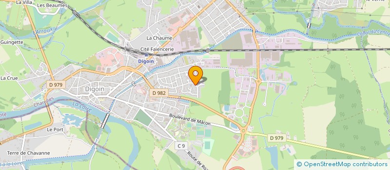 localisation de l'entreprise ALEXPROELEC à DIGOIN