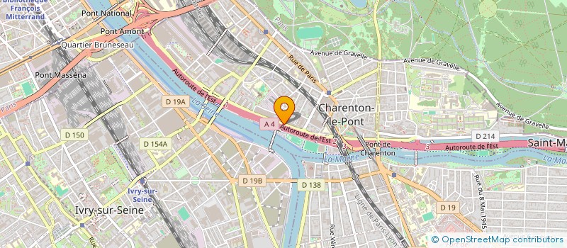 localisation de l'entreprise ALEXRINE1  CHARENTON-LE-PONT