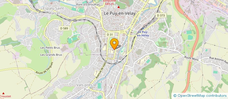 localisation de l'entreprise ALEXSO  LE PUY-EN-VELAY