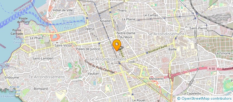 localisation de l'entreprise ALEXSY à MARSEILLE