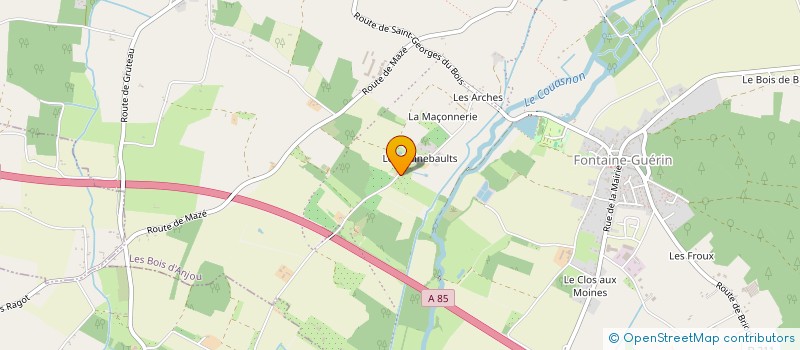 localisation de l'entreprise ALEXTHIA  SAINT-CLEMENT-DES-LEVEES