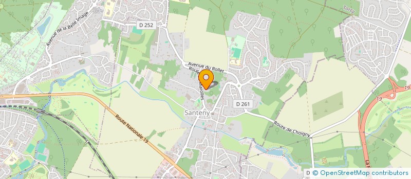 localisation de l'entreprise ALEXTHOM  SANTENY