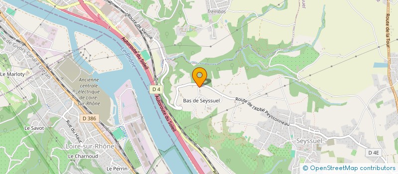 localisation de l'entreprise ALEXTHOM  SEYSSUEL