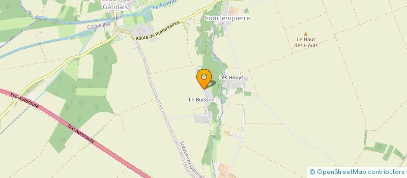 localisation de l'entreprise ALEXTIM IMMO à SCEAUX-DU-GATINAIS
