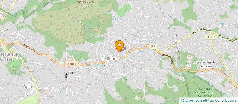 localisation de l'entreprise ALEXUR  LE ROURET