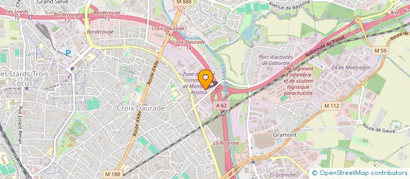 localisation de l'entreprise ALEXWOOD à TOULOUSE