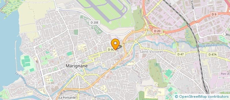 localisation de l'entreprise ALEYNA à MARIGNANE