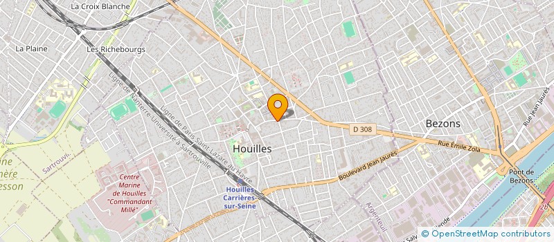 localisation de l'entreprise ALEYNA  HOUILLES