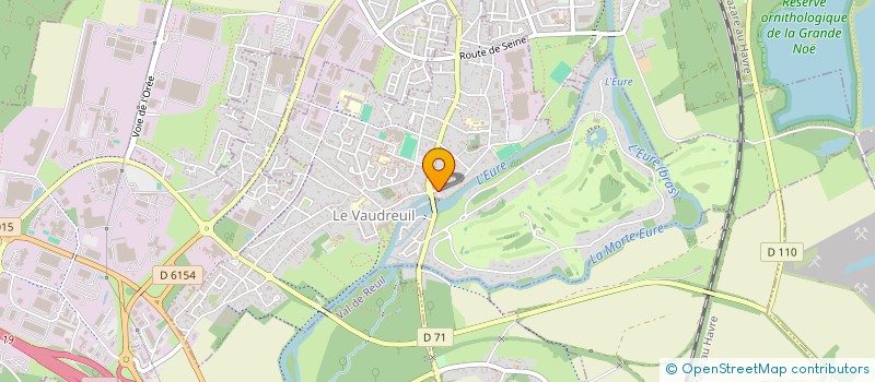 localisation de l'entreprise ALEYO CONCIERGERIE  LE VAUDREUIL