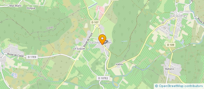 localisation de l'entreprise ALEYROCK  SAUTEYRARGUES