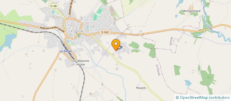 localisation de l'entreprise ALEZ AN DERV  LE DORAT