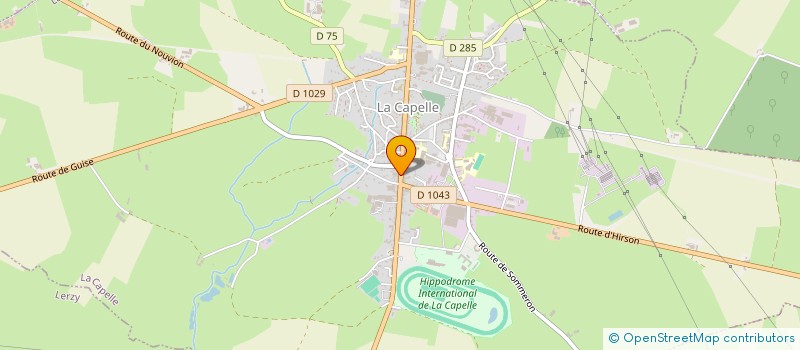 localisation de l'entreprise ALEZAN à LA CAPELLE