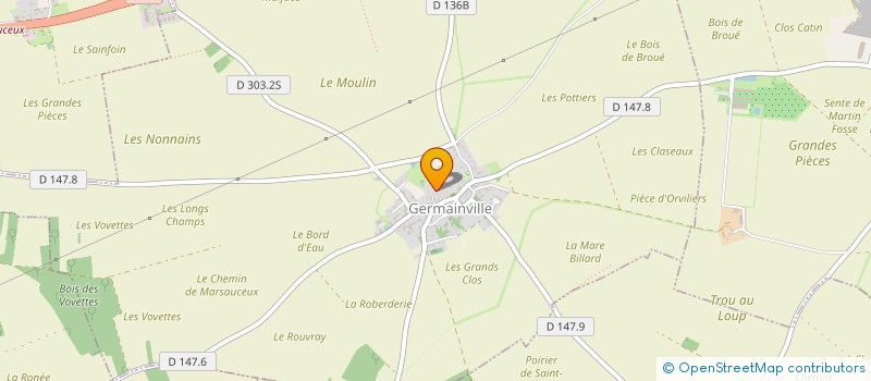 localisation de l'entreprise ALEZAN DOMUM à GERMAINVILLE