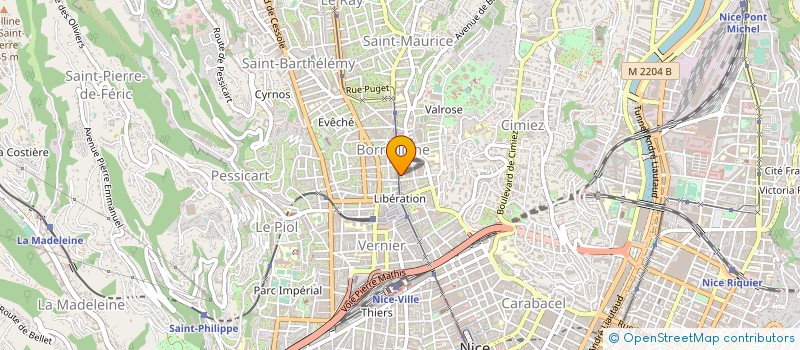 localisation de l'entreprise ALF à NICE