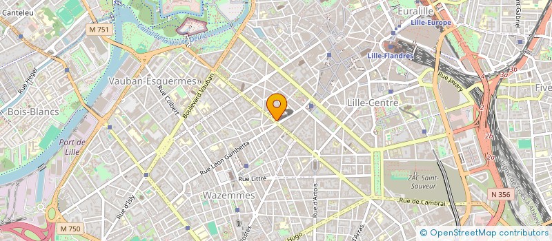 localisation de l'entreprise ALF à LILLE