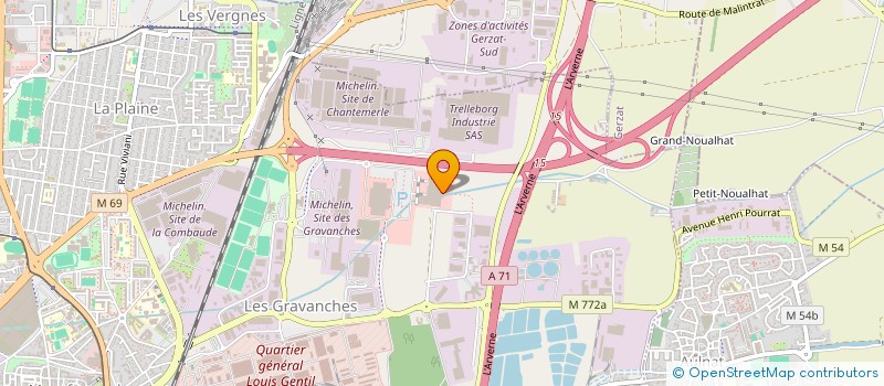 localisation de l'entreprise ALF CAFE  CLERMONT-FERRAND