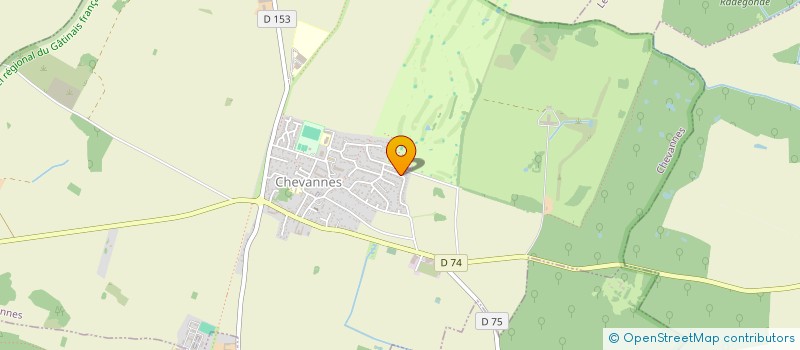 localisation de l'entreprise ALF. COUVERTURE ZINGUERIE  CHEVANNES