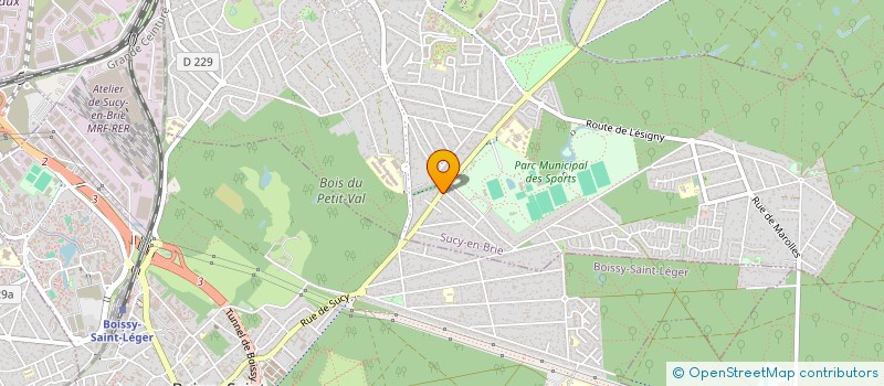 localisation de l'entreprise ALF HOLDING  SUCY-EN-BRIE