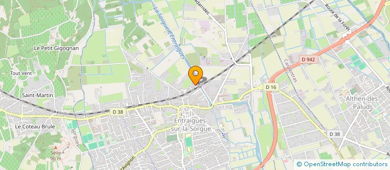 localisation de l'entreprise ALF IMMOBILIER  ENTRAIGUES-SUR-LA-SORGUE