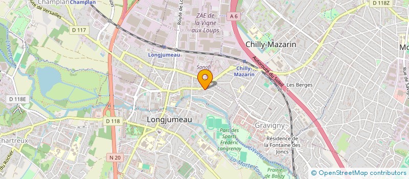 localisation de l'entreprise ALF LONGJUMEAU à LONGJUMEAU