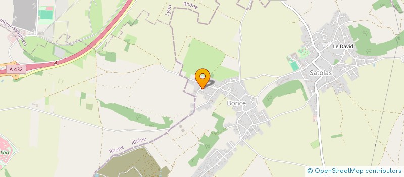 localisation de l'entreprise ALF MACONNERIE  SATOLAS-ET-BONCE