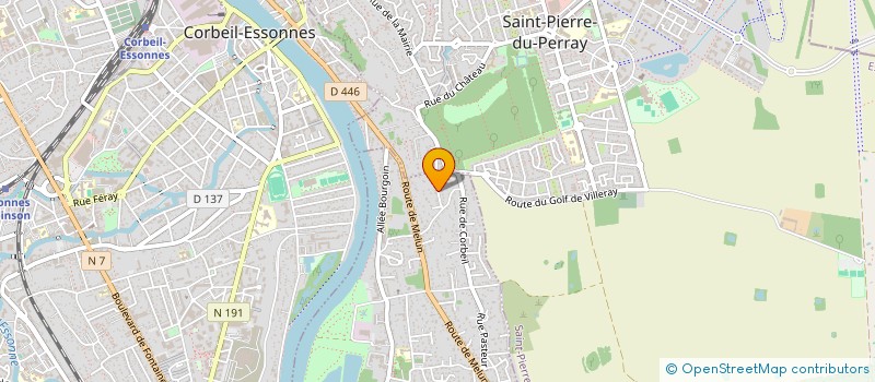 localisation de l'entreprise ALF&MPI à SAINTRY-SUR-SEINE