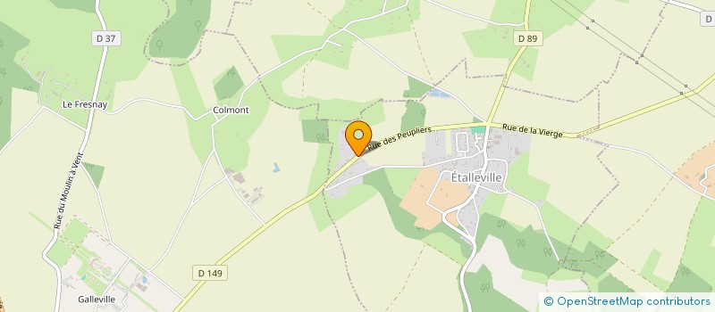 localisation de l'entreprise ALF PISCINES  ETALLEVILLE