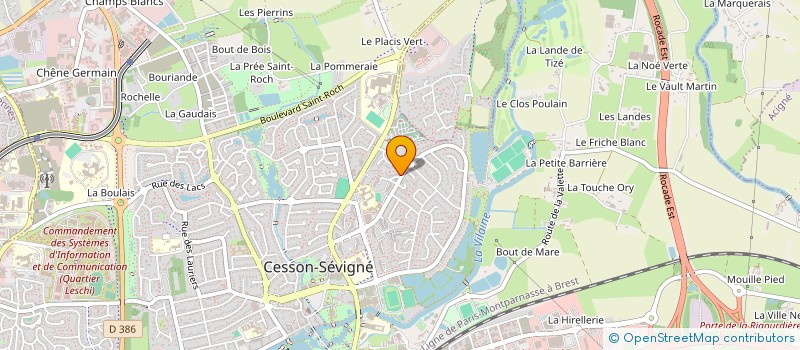 localisation de l'entreprise ALF SARL à CESSON-SEVIGNE
