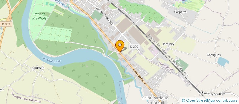 localisation de l'entreprise ALF SN à MARMANDE