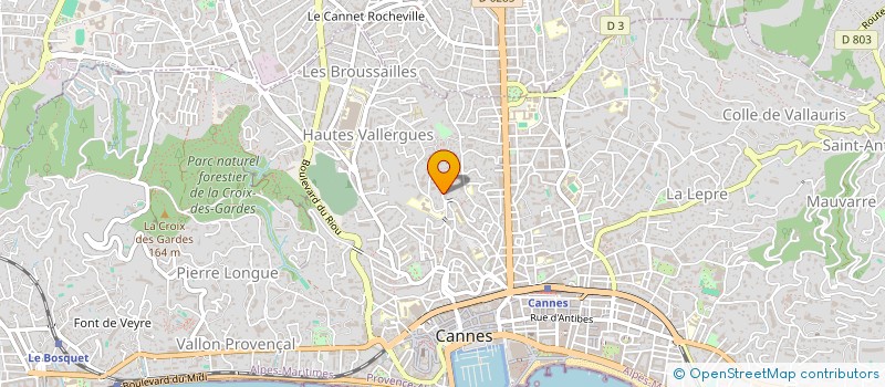 localisation de l'entreprise ALFA à CANNES