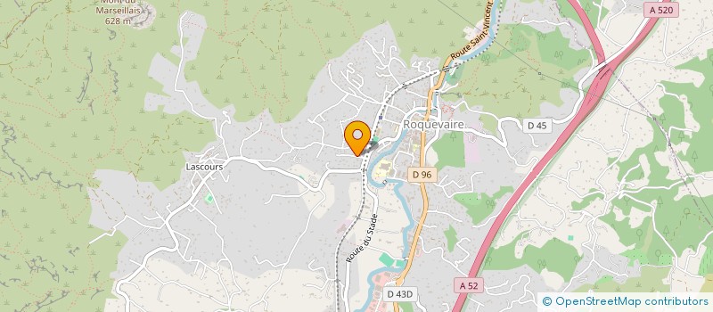 localisation de l'entreprise ALFA  ROQUEVAIRE