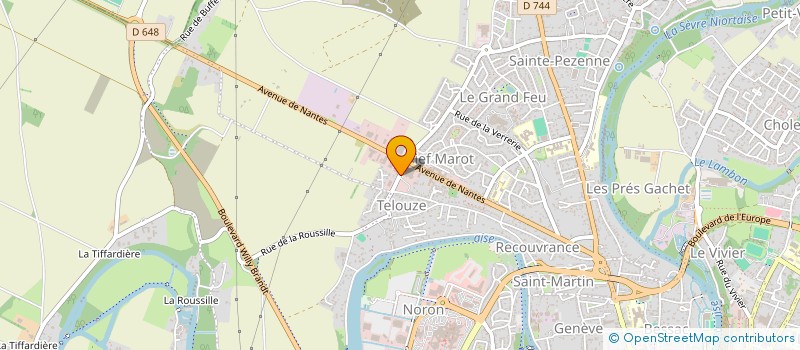 localisation de l'entreprise ALFA  NIORT