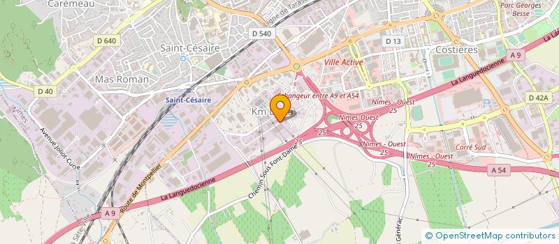 localisation de l'entreprise ALFA à NIMES