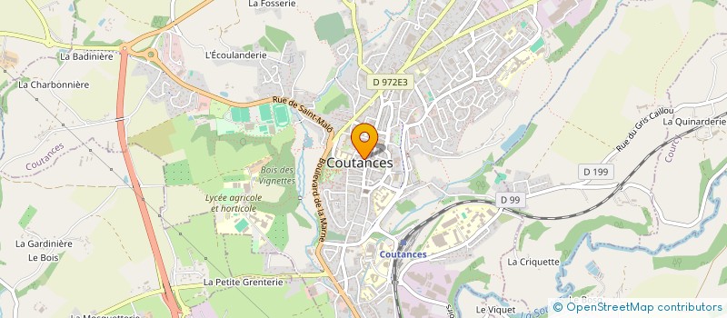 localisation de l'entreprise ALFA  COUTANCES