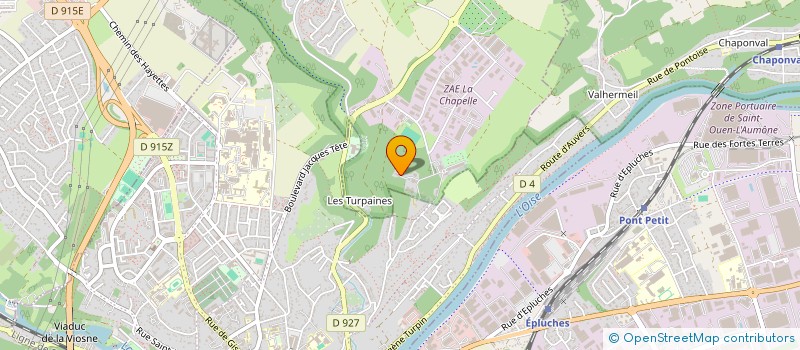 localisation de l'entreprise ALFA 4D  HEROUVILLE-EN-VEXIN