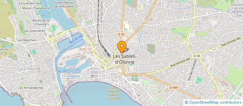 localisation de l'entreprise ALFA à LES SABLES D'OLONNE