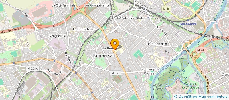 localisation de l'entreprise ALFA à LAMBERSART