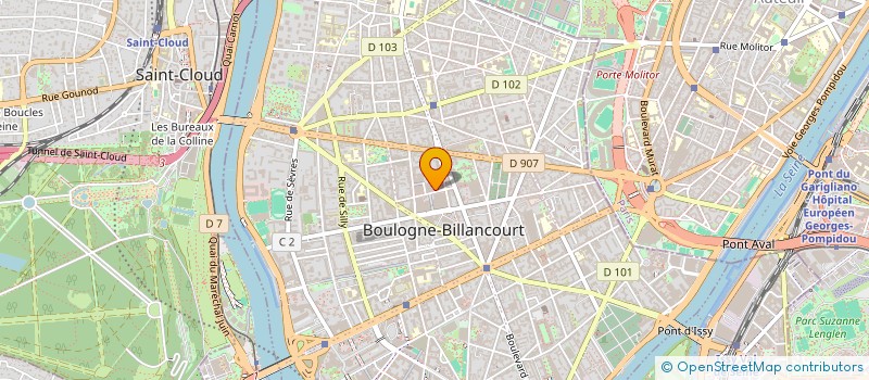 localisation de l'entreprise ALFA à BOULOGNE-BILLANCOURT