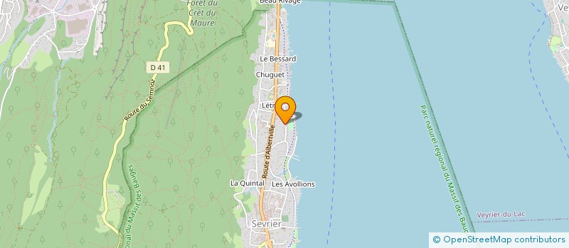 localisation de l'entreprise ALFA  SEVRIER