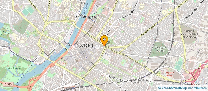 localisation de l'entreprise ALFA à ANGERS