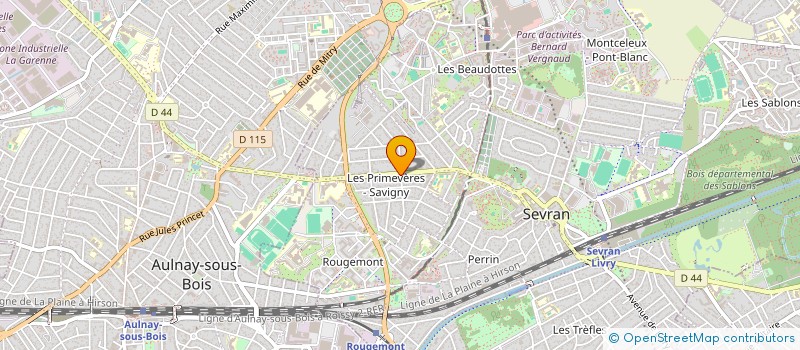 localisation de l'entreprise ALFA à SEVRAN