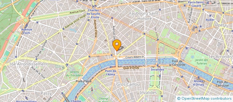 localisation de l'entreprise ALFA à PARIS